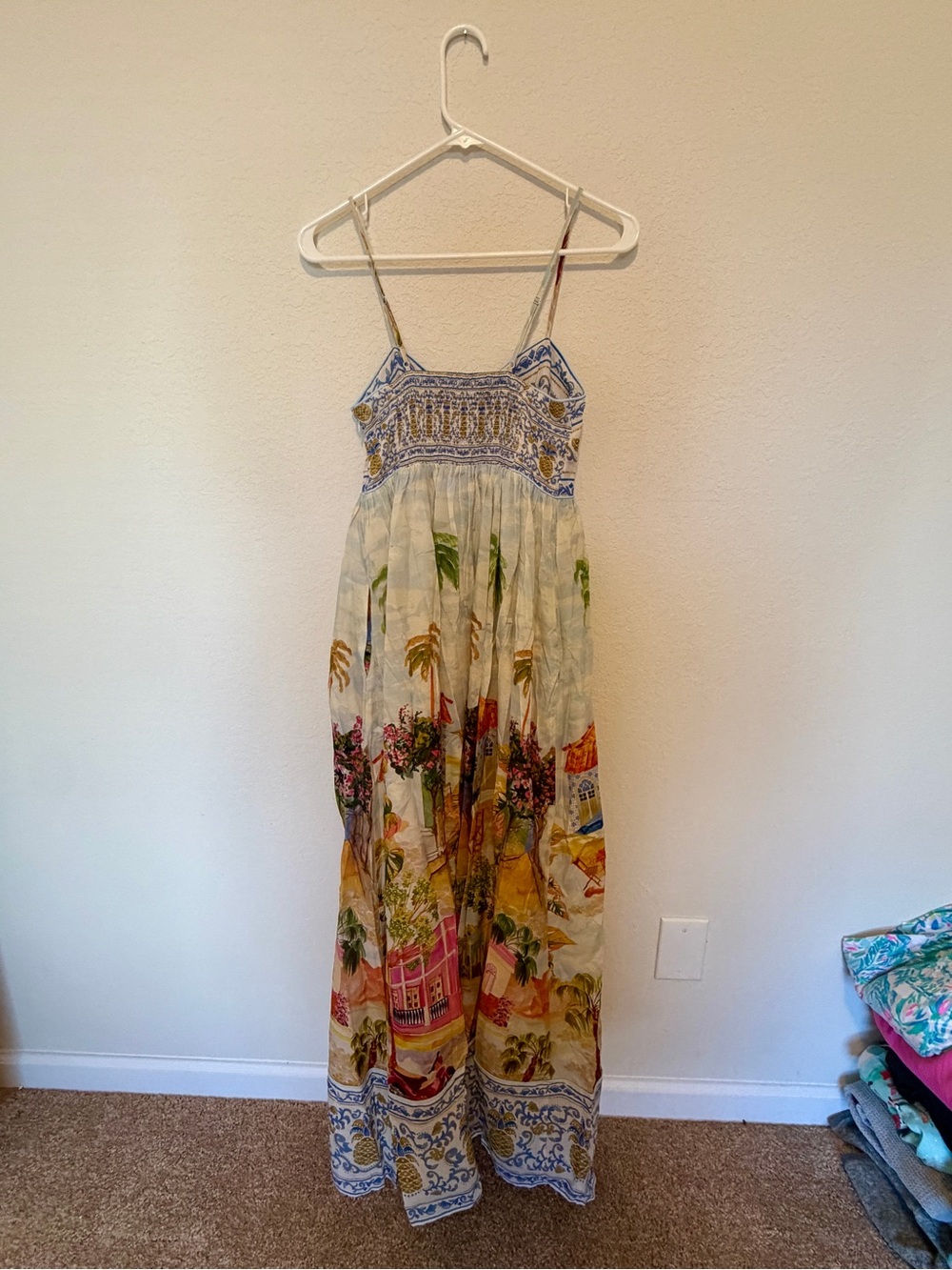 NWT FARM Rio Multicolor Aracati Maxi Dress Small - Picture 6 of 6